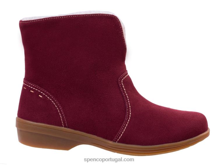 Spenco Footwear Borgonha bota vale do sol 648F795 mulheres