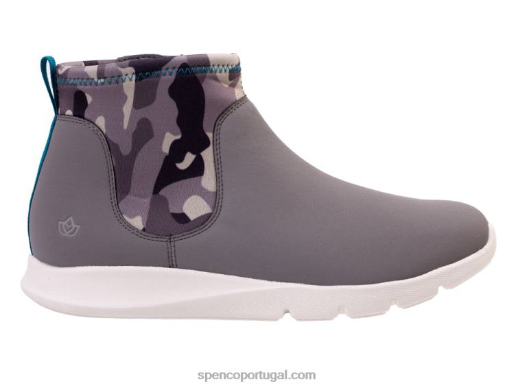 Spenco Footwear camuflagem cinza bota paddock 648F792 mulheres