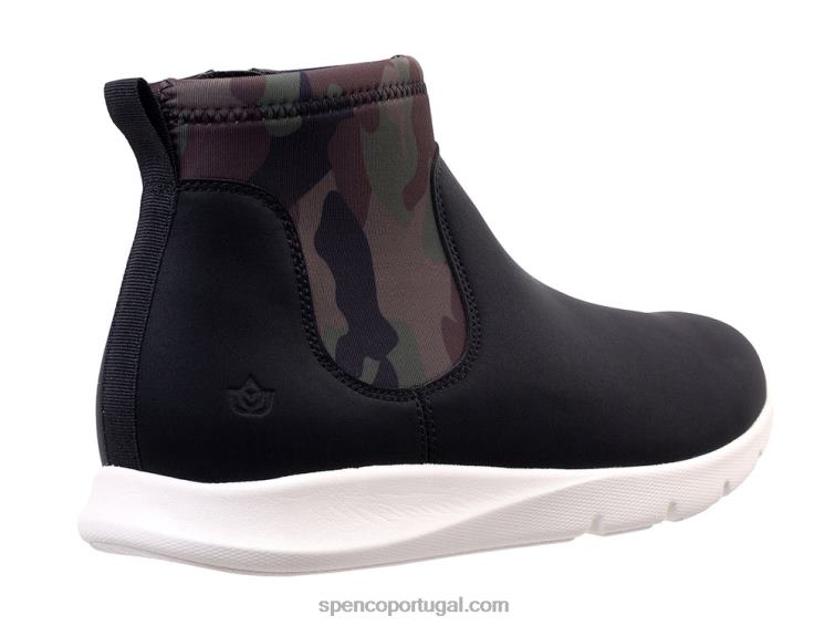 Spenco Footwear camuflagem preta bota paddock 648F790 mulheres