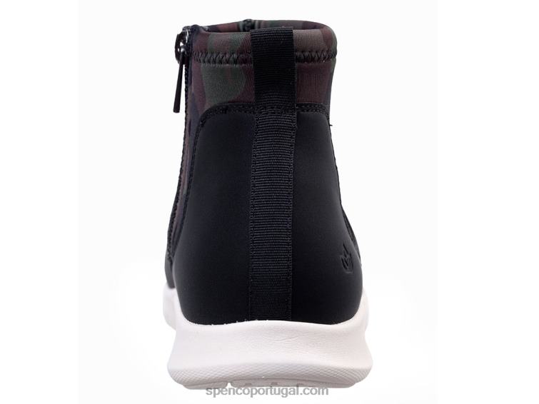 Spenco Footwear camuflagem preta bota paddock 648F790 mulheres