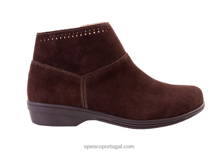 Spenco Footwear chocolate bota vale kern 648F804 mulheres