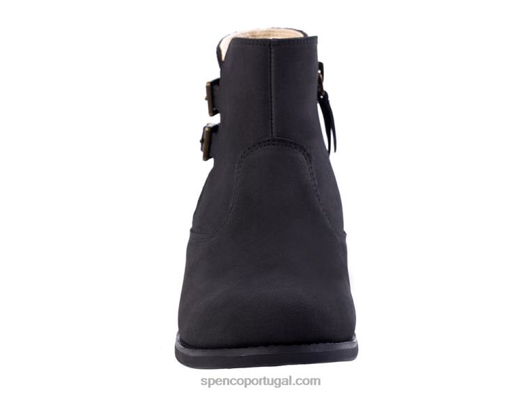 Spenco Footwear preto bota clássica 648F812 mulheres