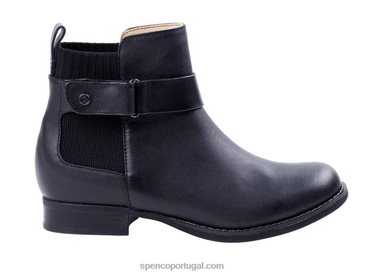 Spenco Footwear preto bota park avenue 648F815 mulheres