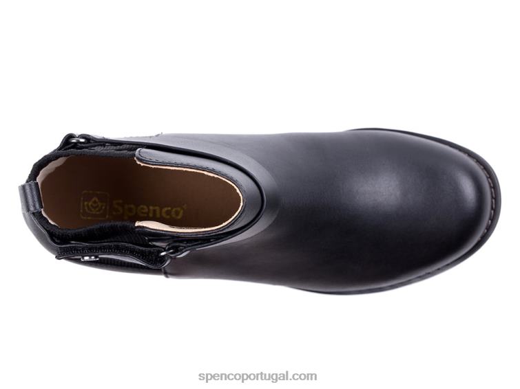 Spenco Footwear preto bota park avenue 648F815 mulheres