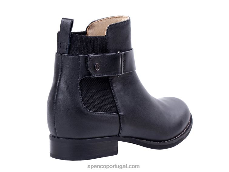Spenco Footwear preto bota park avenue 648F815 mulheres