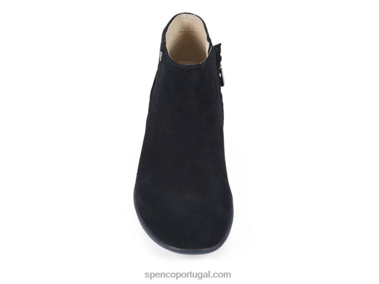 Spenco Footwear preto bota senhorial 648F823 mulheres