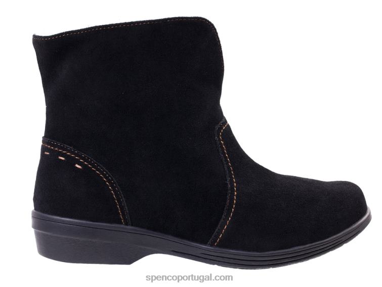 Spenco Footwear preto bota vale do sol 648F794 mulheres