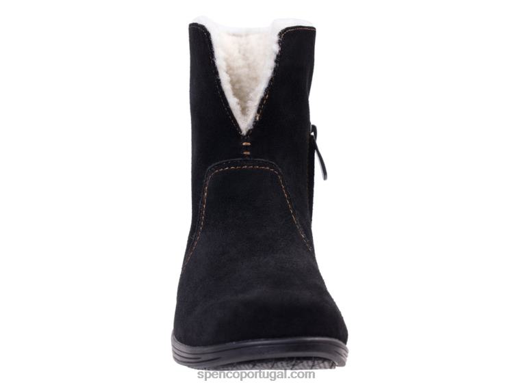 Spenco Footwear preto bota vale do sol 648F794 mulheres