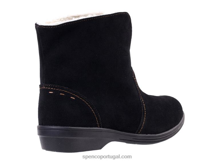 Spenco Footwear preto bota vale do sol 648F794 mulheres