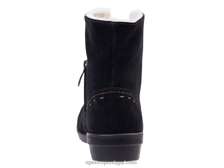 Spenco Footwear preto bota vale do sol 648F794 mulheres