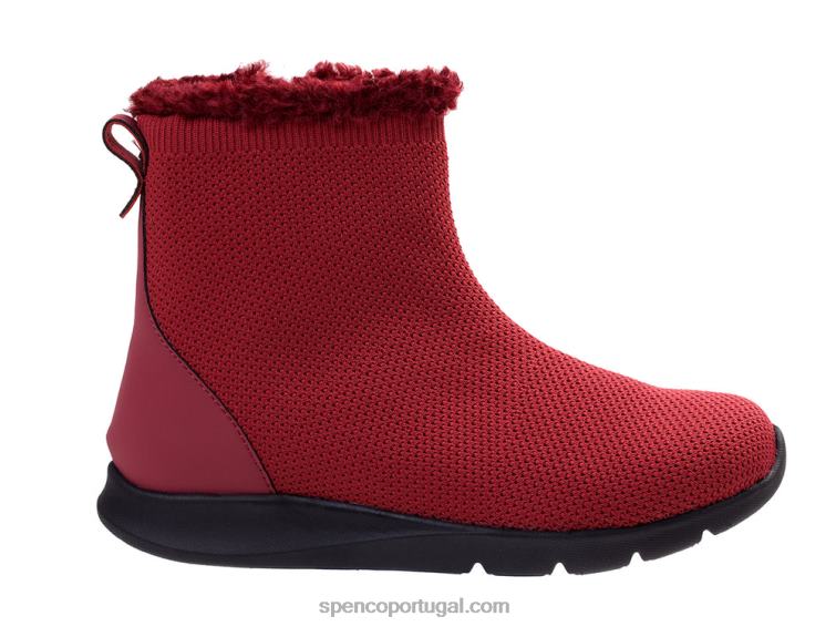 Spenco Footwear rumba vermelho bota de inverno aconchegante 648F787 mulheres