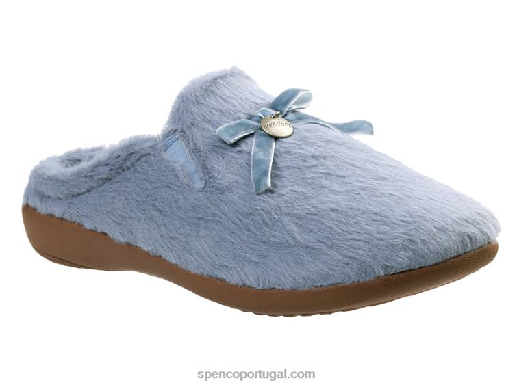Spenco Footwear azul chinelo charme 648F685 mulheres