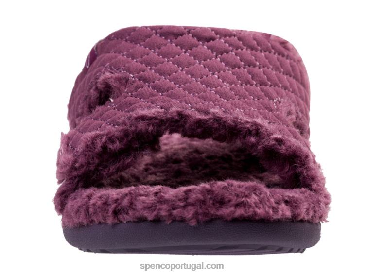 Spenco Footwear beringela Janie chinelo 648F653 mulheres