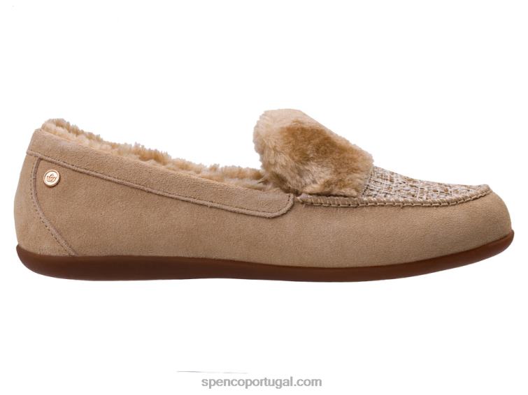 Spenco Footwear bronzeado chinelo de tweed de bétula 648F675 mulheres