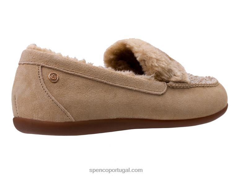 Spenco Footwear bronzeado chinelo de tweed de bétula 648F675 mulheres