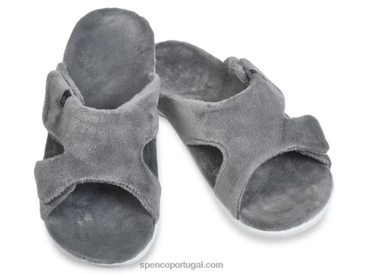 Spenco Footwear carvão chinelo de visto kholo 648F696 mulheres