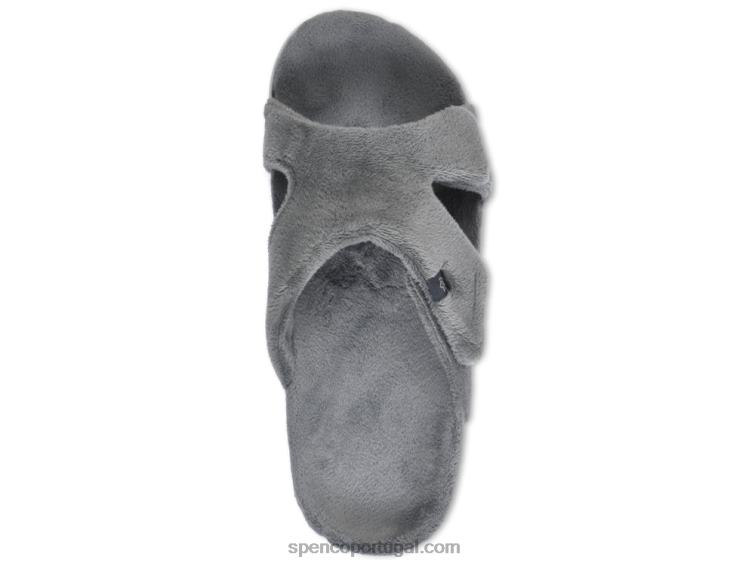 Spenco Footwear carvão chinelo de visto kholo 648F696 mulheres