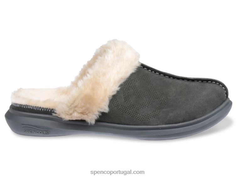 Spenco Footwear carvão slide supremo 648F785 mulheres