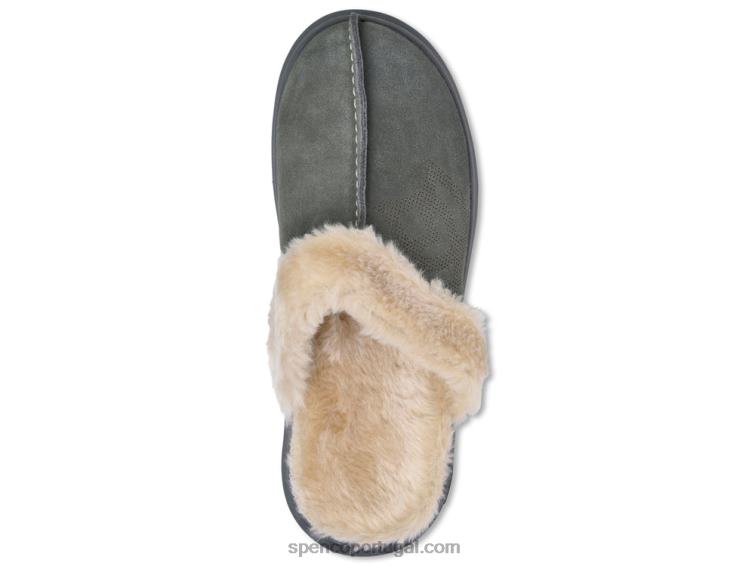 Spenco Footwear carvão slide supremo 648F785 mulheres