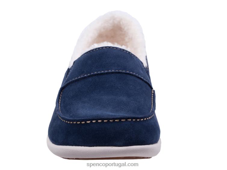Spenco Footwear casaco de pavão slip-on aconchegante de festa 648F702 mulheres