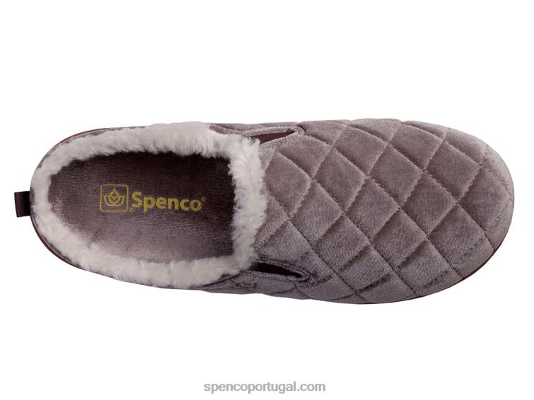 Spenco Footwear cerceta profunda chinelo de veludo 648F718 mulheres