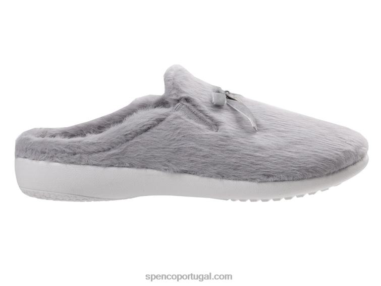 Spenco Footwear cinza chinelo charme 648F681 mulheres