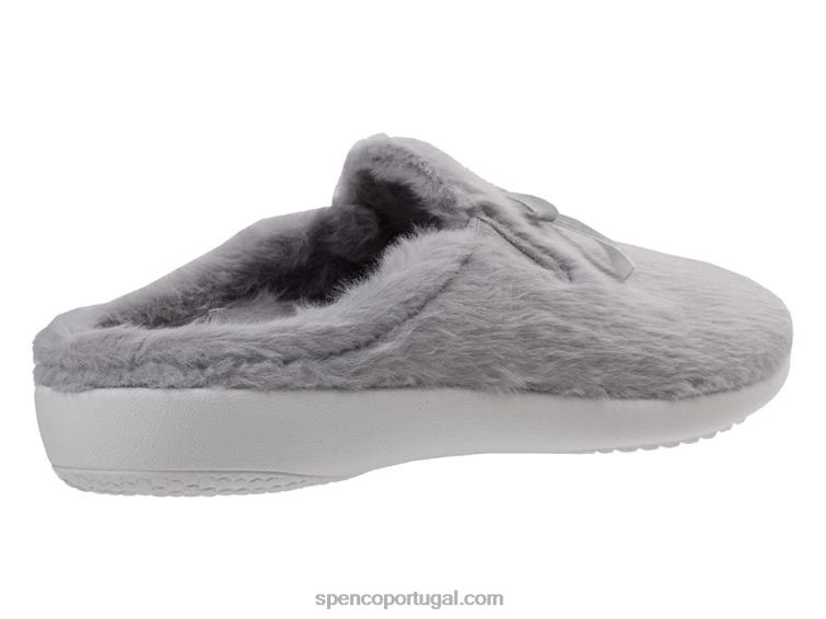 Spenco Footwear cinza chinelo charme 648F681 mulheres