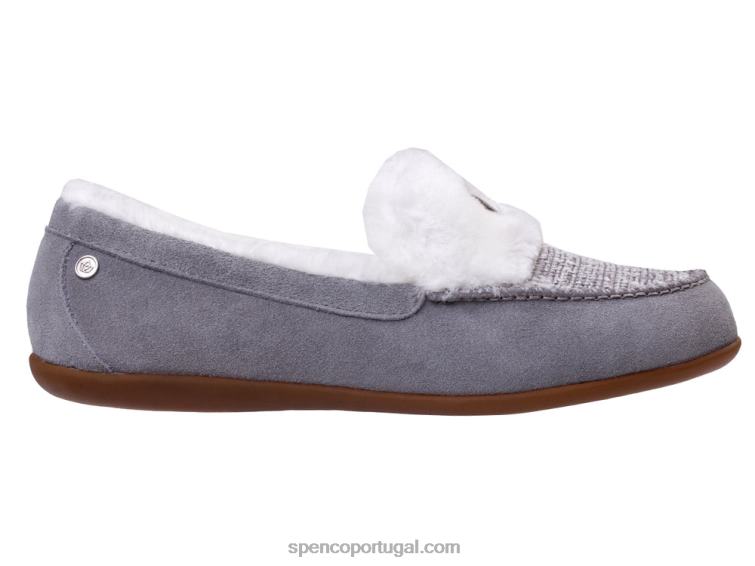 Spenco Footwear cinza chinelo de tweed de bétula 648F674 mulheres