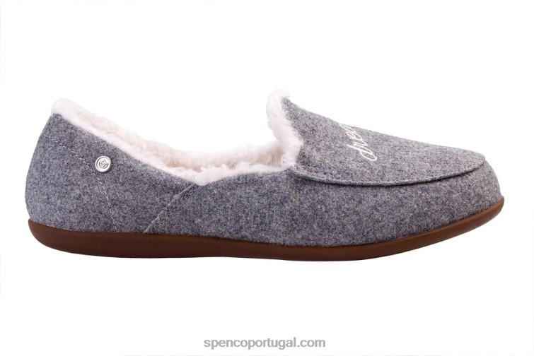 Spenco Footwear cinza chinelo sonhador clássico 648F743 mulheres