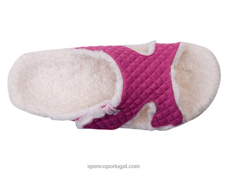 Spenco Footwear cinza mesclado Janie chinelo 648F756 mulheres