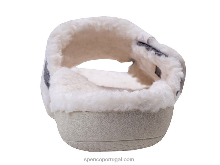 Spenco Footwear cinza mesclado Janie chinelo 648F756 mulheres