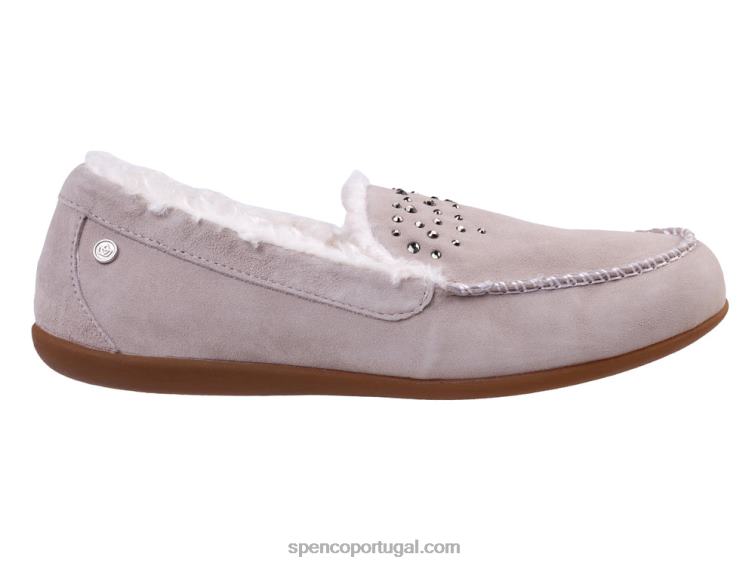 Spenco Footwear cinza strass balboa 648F733 mulheres