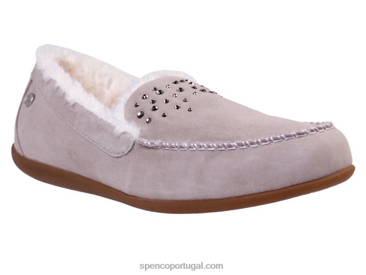 Spenco Footwear cinza strass balboa 648F733 mulheres