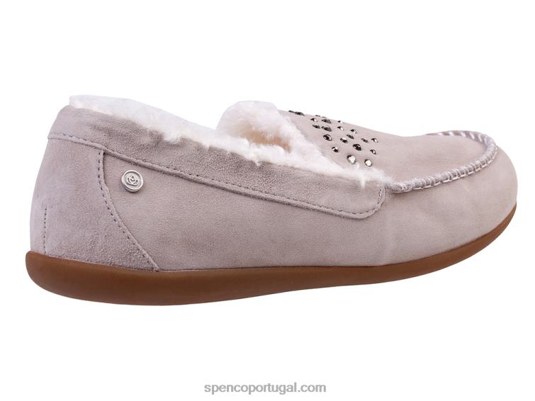 Spenco Footwear cinza strass balboa 648F733 mulheres