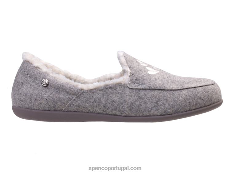 Spenco Footwear corações cinzentos chinelo celestial 648F668 mulheres