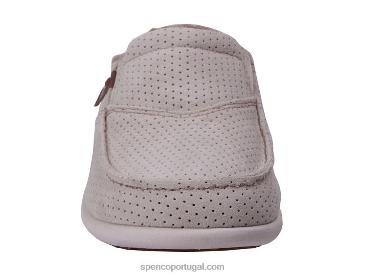 Spenco Footwear creme slide de pelúcia sesta 648F770 mulheres