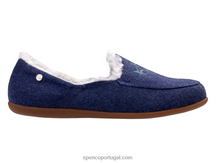 Spenco Footwear estrelas da marinha chinelo celestial 648F666 mulheres