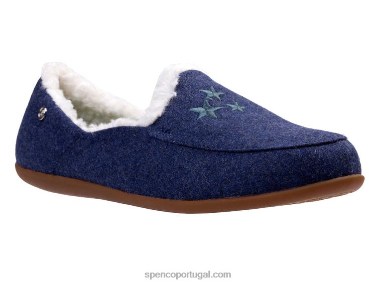 Spenco Footwear estrelas da marinha chinelo celestial 648F666 mulheres