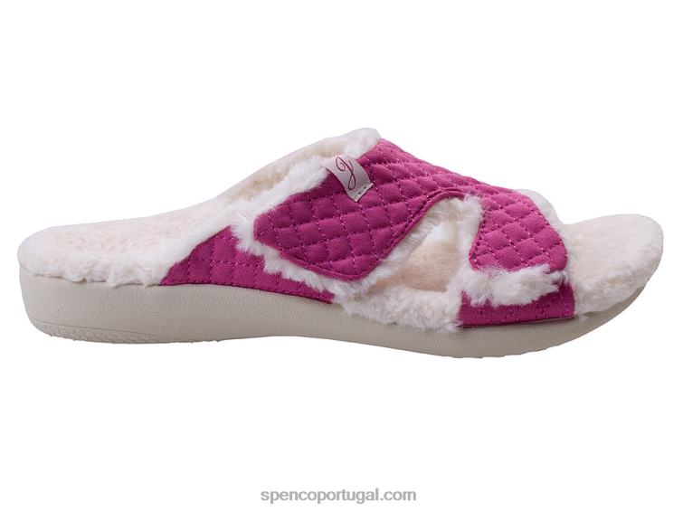 Spenco Footwear fuschia festiva Janie chinelo 648F755 mulheres
