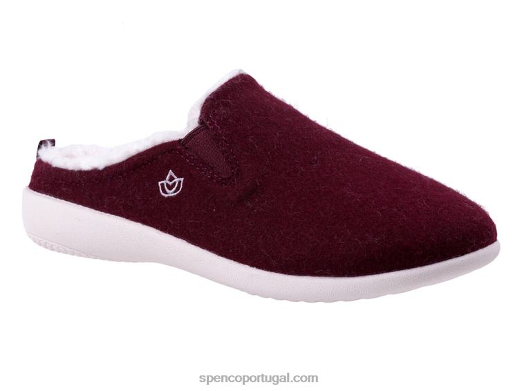 Spenco Footwear inverno vermelho chinelo dundee 648F688 mulheres