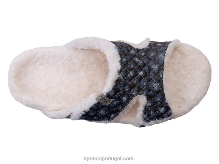 Spenco Footwear leopardo bronzeado Janie chinelo 648F753 mulheres