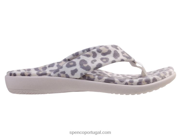 Spenco Footwear leopardo da neve Victoria aconchegante 648F704 mulheres