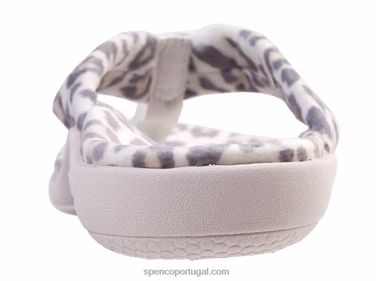Spenco Footwear leopardo da neve Victoria aconchegante 648F704 mulheres