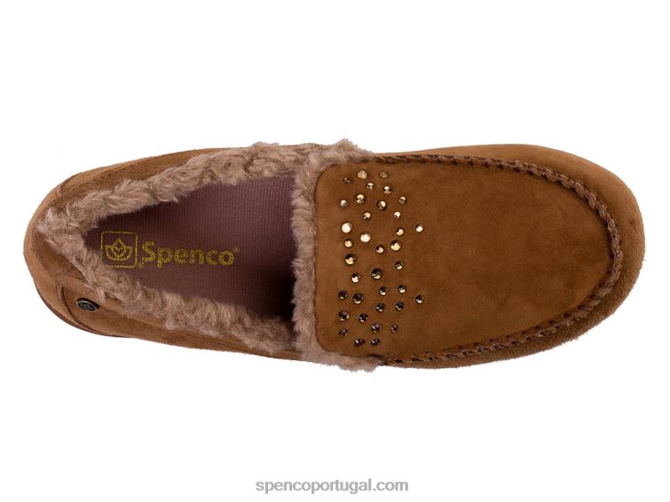 Spenco Footwear leopardo strass balboa 648F734 mulheres