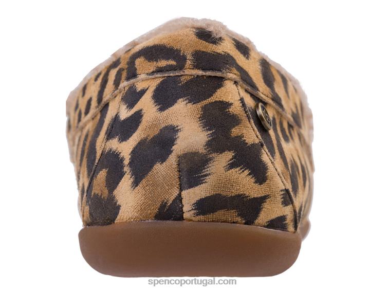 Spenco Footwear leopardo strass balboa 648F734 mulheres
