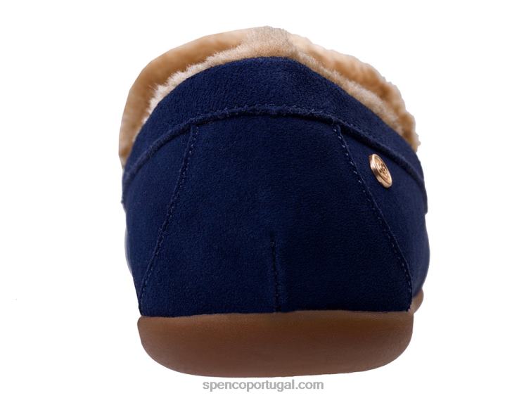 Spenco Footwear marinha chinelo de tweed de bétula 648F671 mulheres