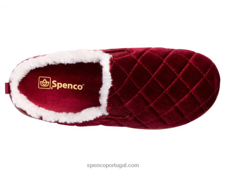 Spenco Footwear marinha chinelo de veludo 648F714 mulheres