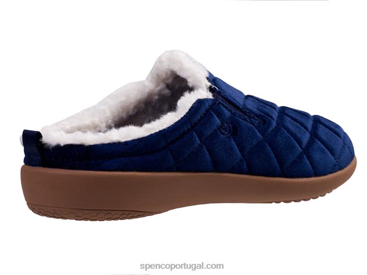 Spenco Footwear marinha chinelo de veludo 648F714 mulheres