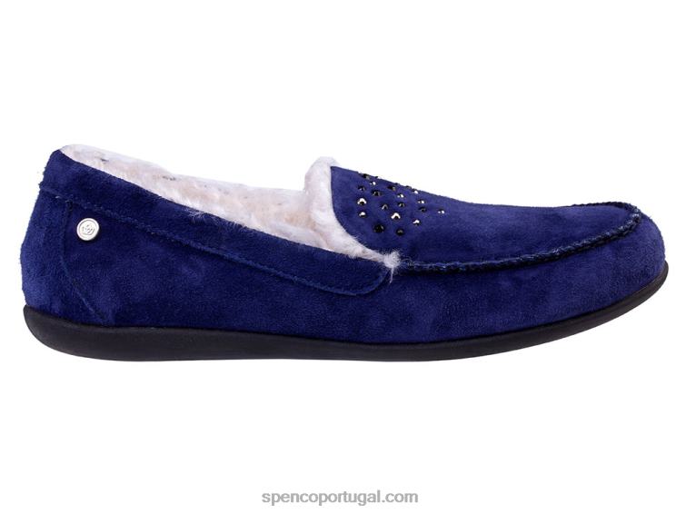 Spenco Footwear marinha strass balboa 648F729 mulheres