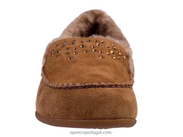 Spenco Footwear marrom strass balboa 648F732 mulheres